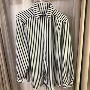 B&W Stripped Blouse